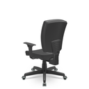 Ver imagem 2 de Cadeira Escritório Altrix Espaldar Alto Back Couro Eco Preto