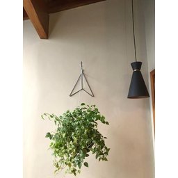 Kit 2 Suporte a Pendurar Xaxim Planta Flor Parede 30 Cm - 5