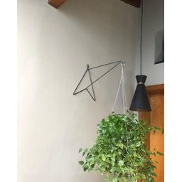 Kit 2 Suporte a Pendurar Xaxim Planta Flor Parede 30 Cm - 6