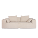 Ver imagem 1 de Sofá Modular Rute 3 Lugares - Conforto e Estilo para Seu Lar Bege