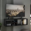 Ver imagem 1 de Rack Suspenso para Tv/dvd/vídeo Game, com Nicho 100% Mdf