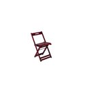 Ver imagem 4 de Conjunto Mesa Dobrável Retangular 120x70 com 6 Cadeiras em Madeira Maciça Mogno - Straub Web
