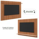 Ver imagem 3 de Rack com Painel Dallas para Tv até 75 Polegadas 3 Portas e Rodízios Jequitibá - Lukaliam