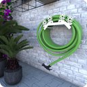 Ver imagem 3 de Suporte Enrolador De Mangueira De Jardim Flor Branco