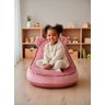Puff Infantil Urso Criança com Enchimento de Espuma - Tecido Veludo Rosa - 2