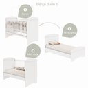 Ver imagem 4 de Berço 3 em 1 100% Mdf 76cm X 100cm Eloá