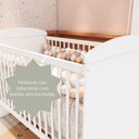 Ver mais imagens de Berço Americano 3 em 1 Mini Cama Mini Sofá Eloá MDF Branco