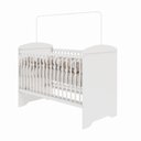 Ver imagem 3 de Berço Americano 3 em 1 Mini Cama Mini Sofá Eloá MDF Branco