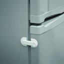 Ver imagem 2 de Kit 2 Trava Porta de Geladeira Adesiva Bebê Ordene Freezer Segurança Joy