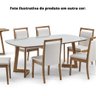 Mesa De Jantar Mh-5346 Herval Retangular 170 Cm Madeira Amêndoa Vidro Off White - 2