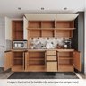 Cozinha Modulada 5 Peças com Armários, Balcões e Torre Quente Aroeira CabeCasa MadeiraOriginals - 11