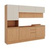 Cozinha Modulada 5 Peças com Armários, Balcões e Torre Quente Aroeira CabeCasa MadeiraOriginals - 3