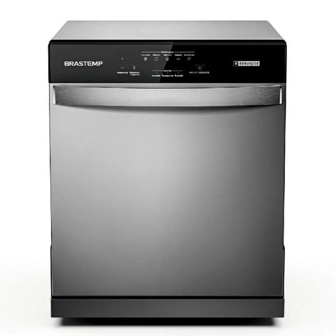 Lava Louças 8 Serviços Brastemp Prata 110v Blf08bsana