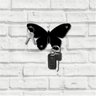 Porta Chaves Decorativo em MDF Borboleta 20x12,5cm - 1