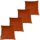 Ver imagem 1 de Kit 4 Capa de Almofada Impermeável Waterblock Antimofo Antiácaro Laranja Terroso Área Externa 45CMX4