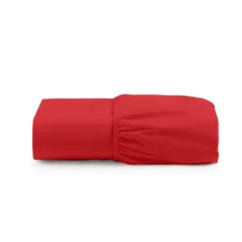 Jogo de Cama Lençol Egípcio Queen 4 Peças Micropercal 600 Fios Macio Vermelho Casa Show Enxovais