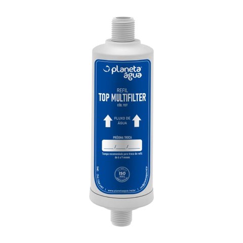 Refil Top Multifilter Rosca 1/2" Código 1137 Compatível com Instalações com Rosca ou Engates de 1/2"