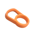 Ver imagem 1 de Alça de Silicone Kouda para Garrafas Grey e Krios:laranja