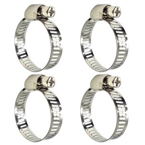 Abraçadeira de Metal Rosca sem Fim 3/4" Polegada 13 - 19mm Reforçada | Kaza Inteligente | Kit 04 Un
