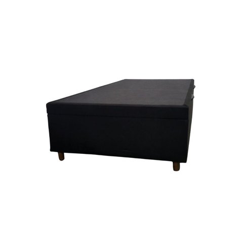 Base Box Baú Solteiro com Pistão a Gás Estrutura Reforçada 88x188cm Smart YesCasa