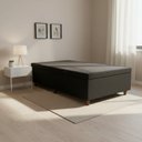 Ver imagem 5 de Base Box Baú Solteiro com Pistão a Gás Estrutura Reforçada 88x188cm Smart Yescasa Preto