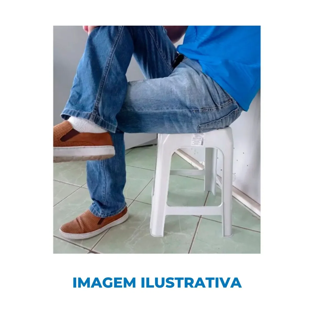 Ver imagem 5 de Kit com 2 Banquetas Branca