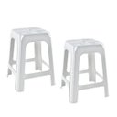 Ver imagem 6 de Kit com 2 Banquetas Branca