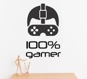 Ver imagem 1 de Adesivo Parede Cem por Cento Gamer Decoração Games