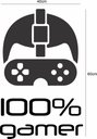 Ver imagem 2 de Adesivo Parede Cem por Cento Gamer Decoração Games