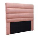 Ver imagem 1 de Cabeceira Decorativa G63 Queen Size no Estrado MDF-MDP Veludo Rosa Gran Belo