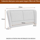 Ver imagem 3 de Cama Japonesa com Cabeceira Blind Seo Queen Factor Off White - Sallar Home