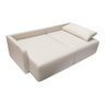 Sofá Cama Retrátil e Reclinável Off White Linho 2,2 Metros Zen Nest - 10