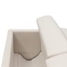 Sofá Cama Retrátil e Reclinável Off White Linho 2,2 Metros Zen Nest - 12