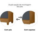 Ver imagem 5 de Guarda Roupa Casal Panama 6p 153 Cm Freijo Cinza Moval