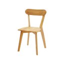 Ver imagem 2 de Kit 2 Cadeiras de Jantar em Madeira Maciça Resistente Natural