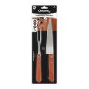 Ver imagem 1 de Kit Churrasco Jogo Garfo Faca De Madeira JJB Utilidades