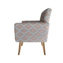 Ver imagem 3 de Poltrona Impermeável Jessica Infantil Rosa Bebe - Dominic Decor Nina