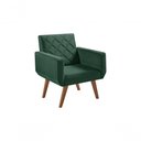 Ver imagem 1 de Poltrona 1 Lugar Braço Anabelle Unidecor Verde