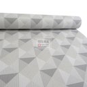 Ver imagem 1 de Papel de Parede Atemporal Cinza Geométrico 3704 0,52 X 10,00m Bobinex