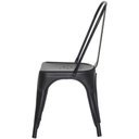 Ver imagem 3 de Kit 6 Cadeiras Tolix Iron Design Preto Fosco Aço Industrial Sala Cozinha Jantar Bar
