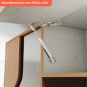 Ver imagem 5 de Cozinha Completa Venaly 12 Portas 2 Gavetas com Vidro Reflecta Cinamomo/Off White - Henn