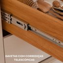 Ver imagem 5 de Cozinha Compacta Modulada para Área Goumet Divina Inspirar e Transformar Marrom/Cinamomo/Offwhite