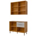 Ver imagem 4 de Cozinha Compacta Modulada para Área Goumet Divina Inspirar e Transformar Marrom/Cinamomo/Offwhite