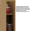 Ver imagem 6 de Balcão de Cozinha 20cm 1 Pt Elegance Luciane Móveis Freijó/freijó Brasil