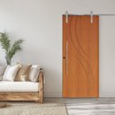 Ver imagem 1 de Porta Correr 9 Trilho Soft Aparente Puxador Tubo 60cm 110cm x 210cm Concept Rodam Abertura Direita