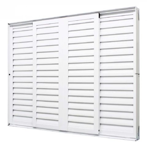 Janela Veneziana Perfecta 6F 150x100 Branca - 1020-101- JAP JANELA VENEZIANA PERFECTA 6F 150X100 BC 