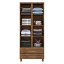 Ver imagem 2 de Guarda-roupa Multiuso 02 Portas 02 Gavetas Móveis Cavazotto - Imbuia