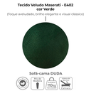 Ver imagem 5 de Sofa Cama 2 Lugares 185 Cm Duda Veludo Maserati Verde Milani Store