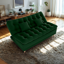 Ver mais imagens de Sofa Cama 2 Lugares 185 Cm Duda Veludo Maserati Verde Milani Store