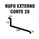 Ver imagem 3 de Rufo Externo C.28 3 Metros Galvanizada - 103 - Calhaforte